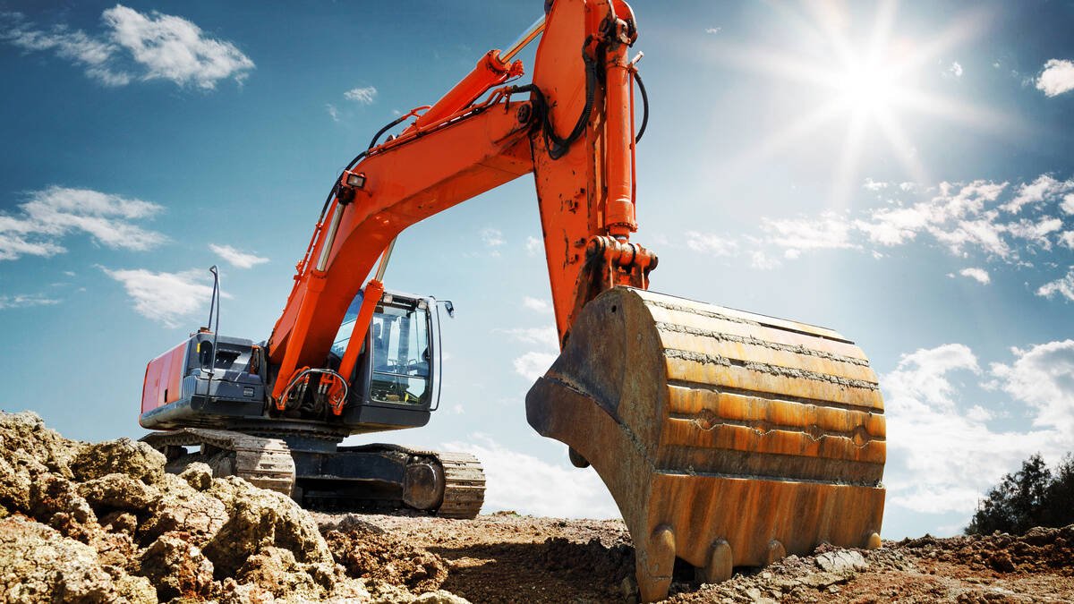 Bauturbo - Baustelle mit Bagger