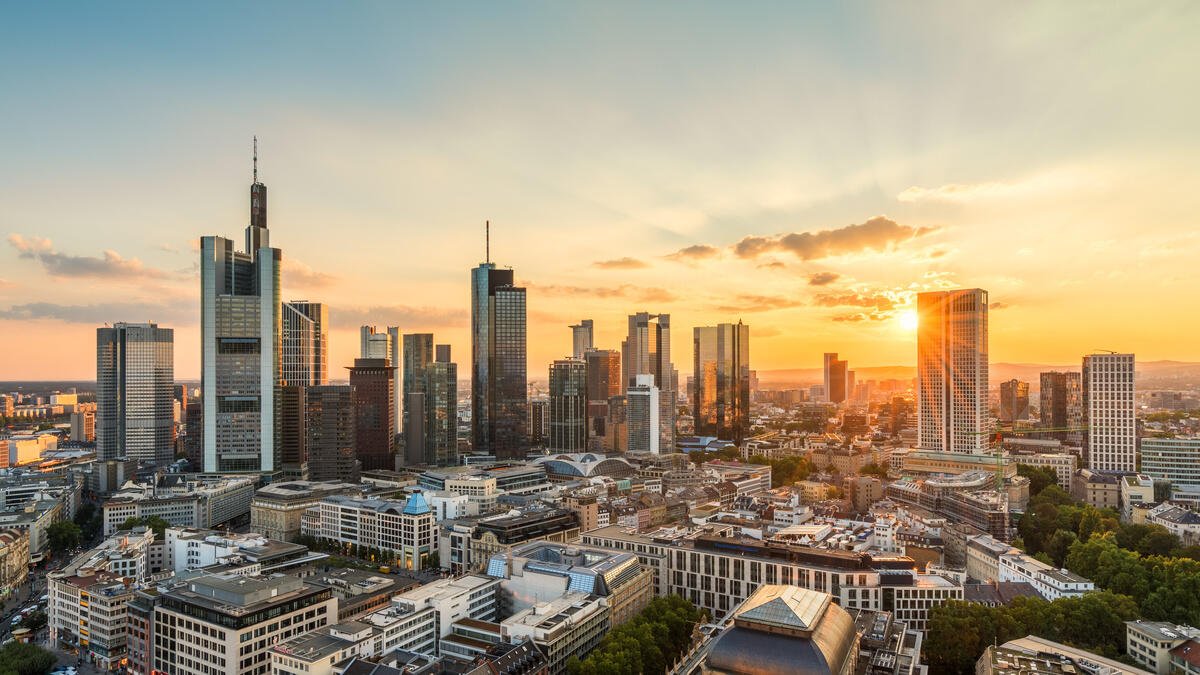 Frankfurt am Main - Sonnenuntergang