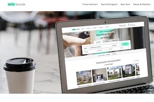 Immobilienscout Webseite Portal