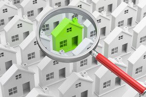 Mieterhöhung Vergleichswohnungen - Grafik Lupe