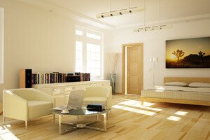 Mietwohnungsmarkt - modernes Wohnzimmer