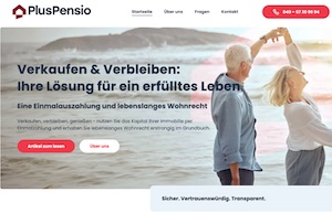 PlusPensio GmbH Webseite