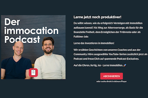Liquid home Podcast Immobilien - Screenshot https://immocation.de/podcast/